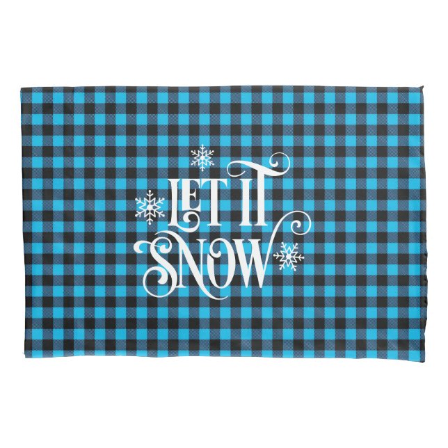 Holiday Buffalo Plaid Pillowcase (Frente)