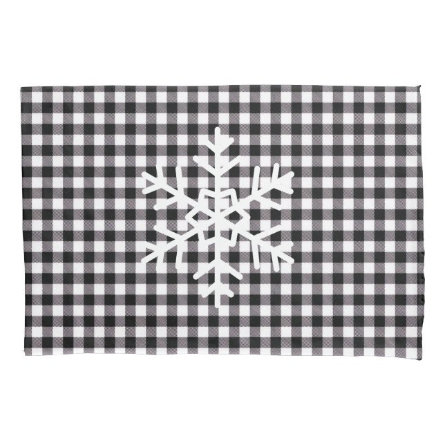 Holiday Buffalo Plaid Pillowcase (Frente)