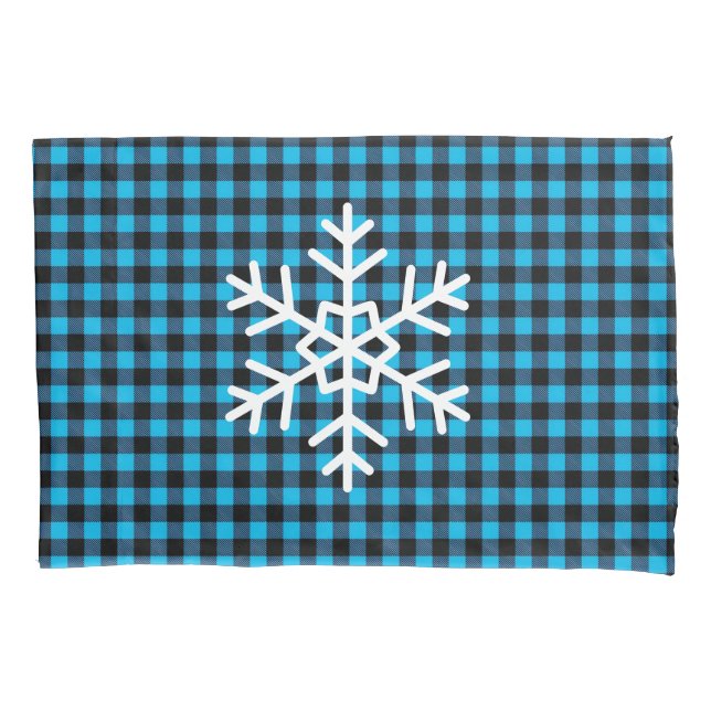 Holiday Buffalo Plaid Pillowcase (Frente)