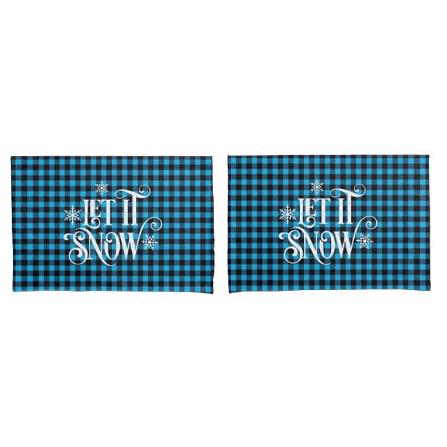 Holiday Buffalo Plaid Pillowcase Pair (Frente - conjunto)