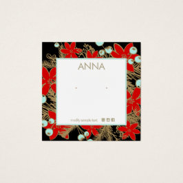 Holiday, Christmas Stud Earring Display Card