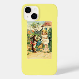 Holiday Girl & Bunny Vintage Páscoa Case-Mate iPho