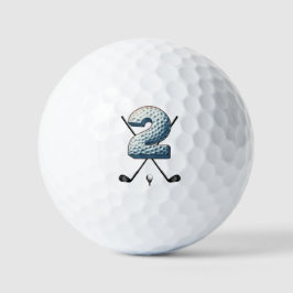 Holiday Golf Balls Alpha-Number - Letra 2