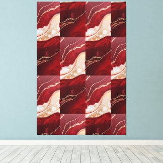 Holiday Swirl Wonder Retro Christmas Canvas Bloom