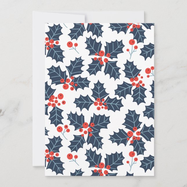 Holly berry em branco (Frente)