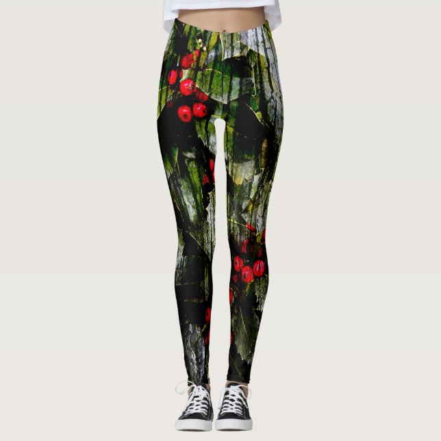 Holly Berry Leggings (Frente)