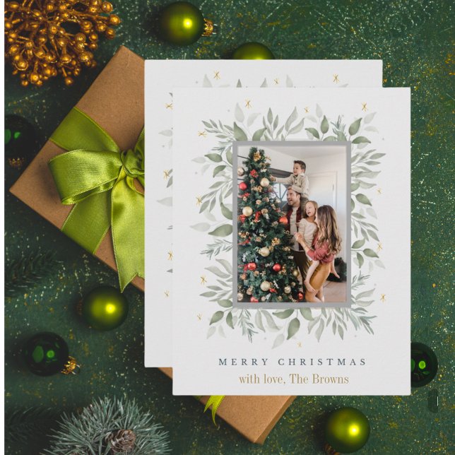 Holly Days | Feliz Cartões de natal de fotos de Na (Criador carregado)