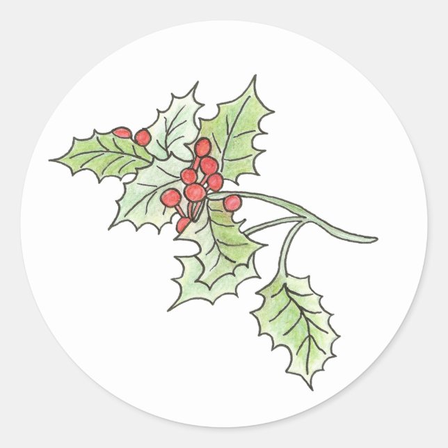 Holly e o adesivo Berry (Frente)