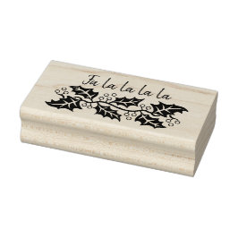 Holly Garland - Carimbo de Arte de Natal