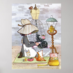 Holly Hobby Seamstress - Poster