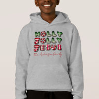 Holly Jolly Jesus 3D óptico negrito doce crianças