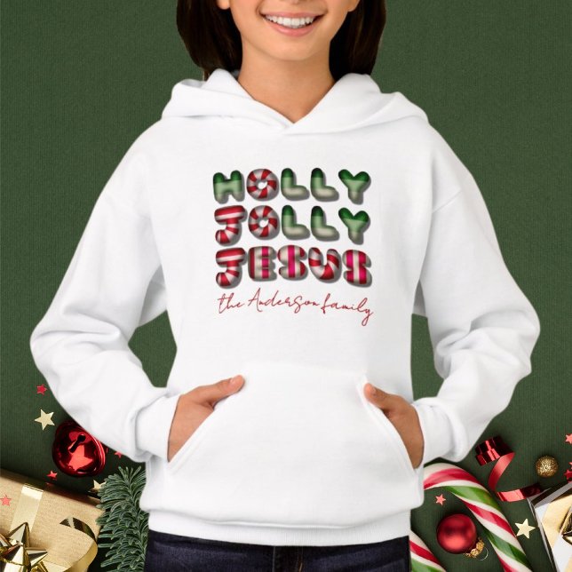 Holly Jolly Jesus 3D óptico negrito doce crianças (Criador carregado)