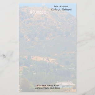 Hollywood Hills personalizou artigos de papelaria