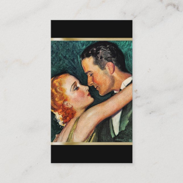 Hollywood Romance Cartão de visita (Frente)