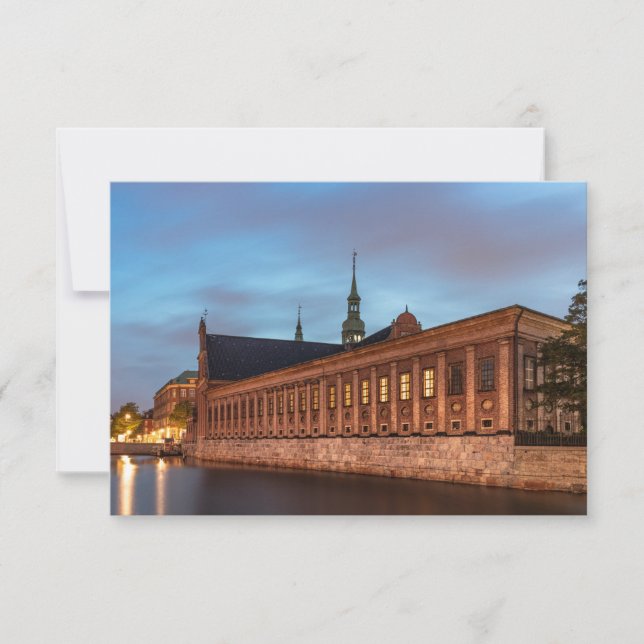 Holmens Church Copenhagen Denmark card (Frente)
