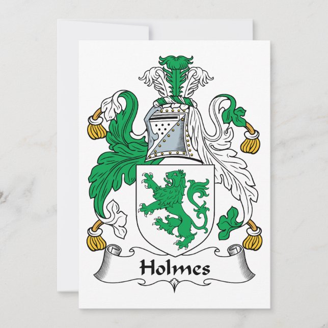 Holmes Family Crest (Frente)