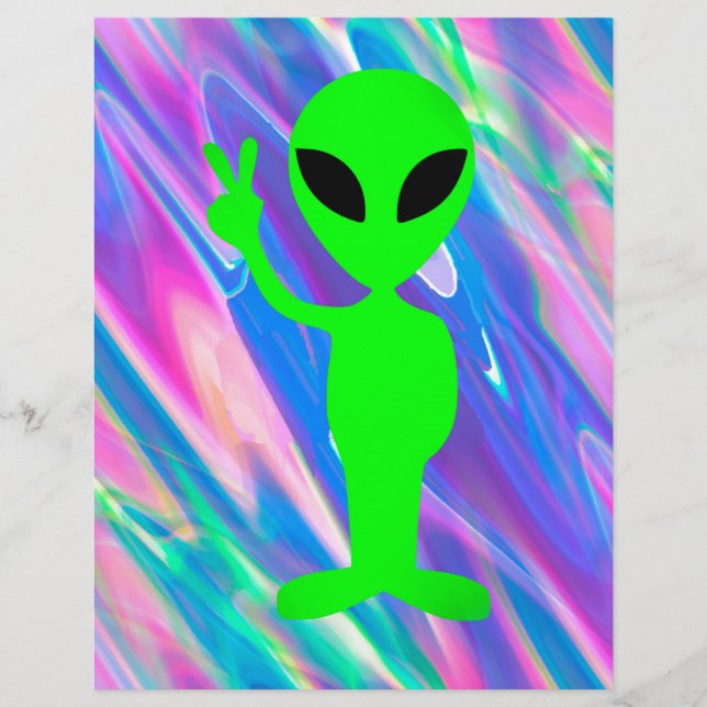 holograma de alienígena (Frente)