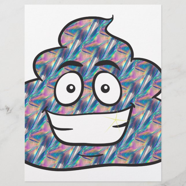 holograma poop emoji (Frente)