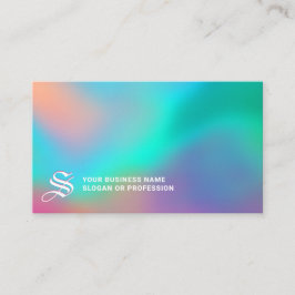 Holographic Wonderland | Cartão de visita de monog