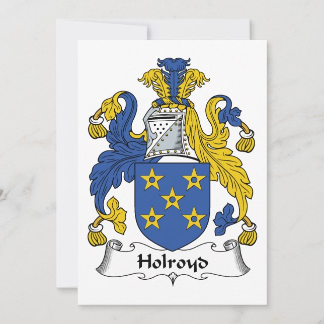 Holroyd Family Crest (Frente)