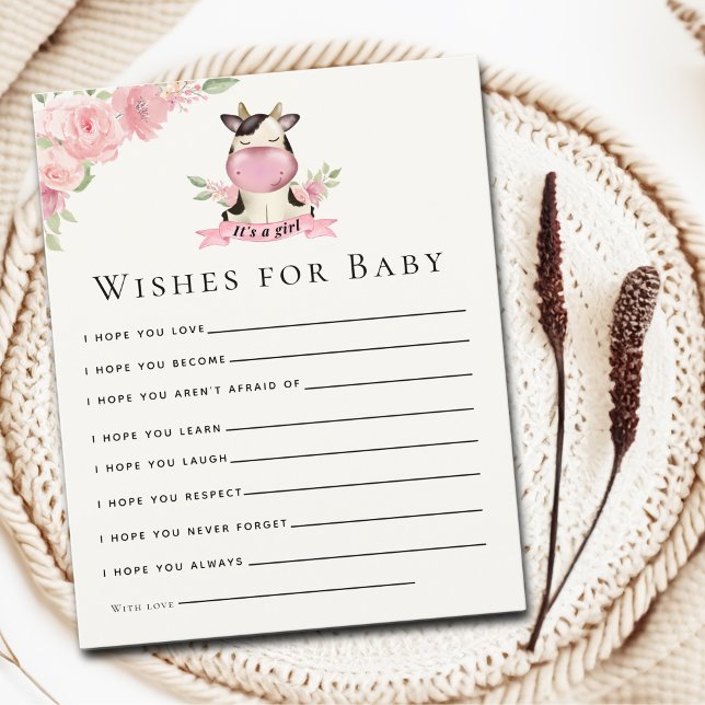 Holy Cow It's a Girl Cute Cow Baby shower (Criador carregado)