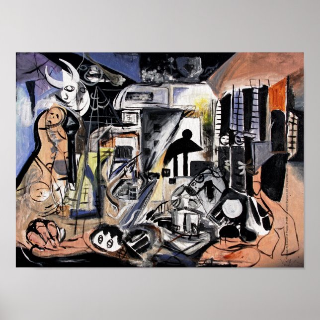 Homage Cubism POSTER / DESIGN by VinnyFish (Frente)