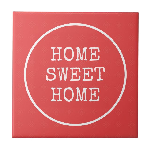 Home doce texto original cor-de-rosa laranja (Frente)