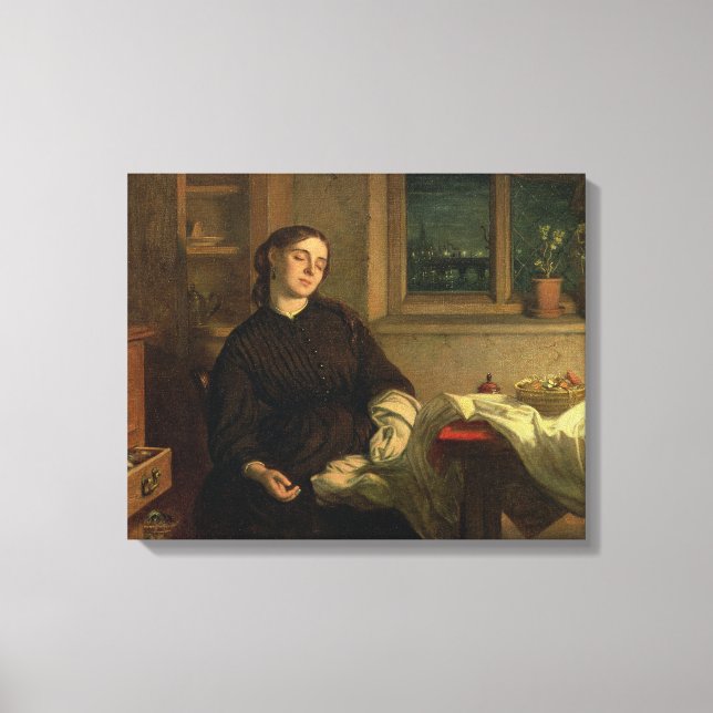 Home Dreams, 1869 (óleo na canvas no painel) (Frente)