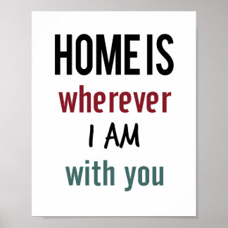 Home Is Poster (tamanho padrão da imagem)