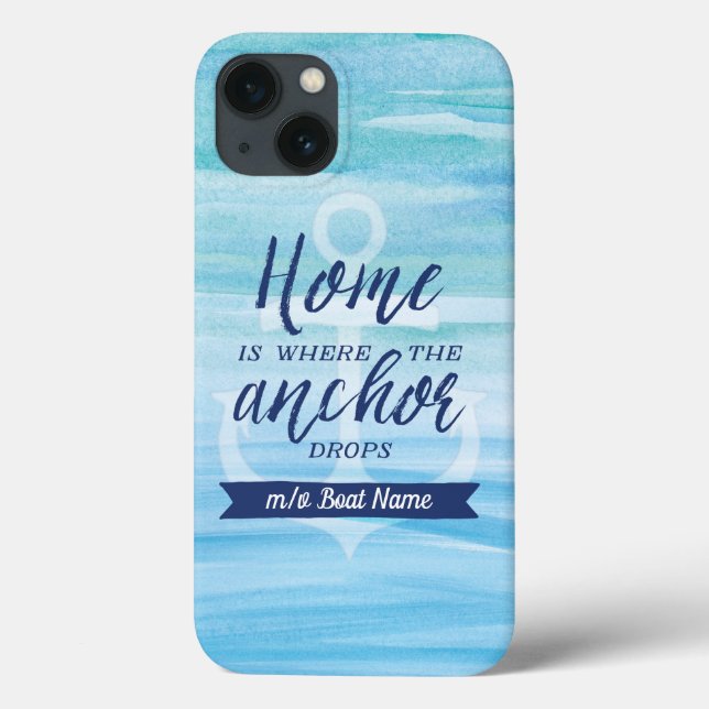 Home is Where the Anchor Drops (Personalized) (Verso)