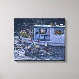 "Home On the Water" Galeria Envolvida em Canvas