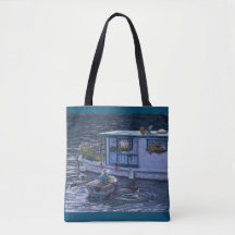 "Home on Water" Tote Bag