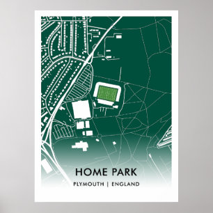 Home Park Poster - Casa de Plymouth Argyle FC, Eng