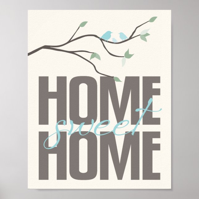 Home Sweet Home Art Impressão (Frente)