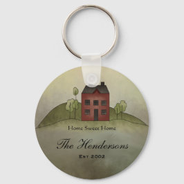 Home Sweet Home Custom Name Chaveiro