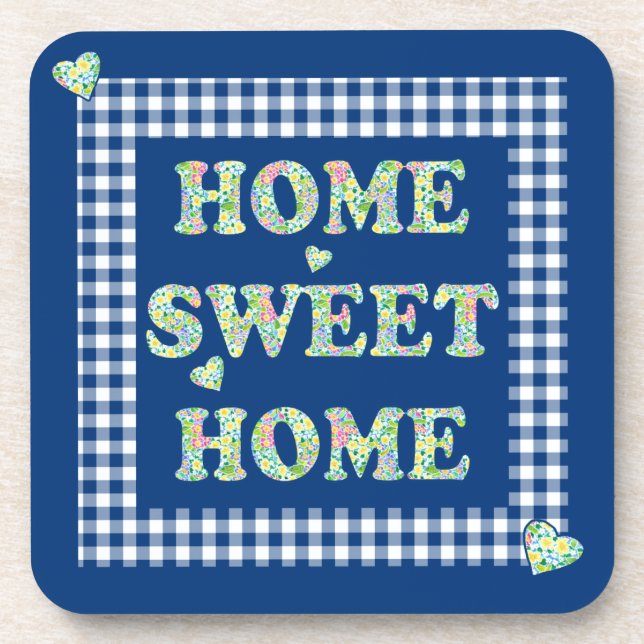Home Sweet Home Porta copos Blue Mix'n'Match Padrõ (Frente)