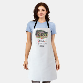Home Sweet Home Rustic Heart Floral Fazenda