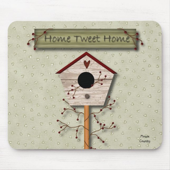 Home Tweet Home Mousepad (Frente)