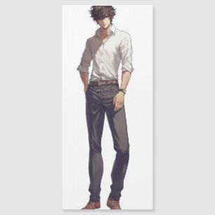Homem anime elegante