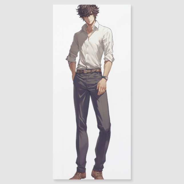 Homem anime elegante (Frente)