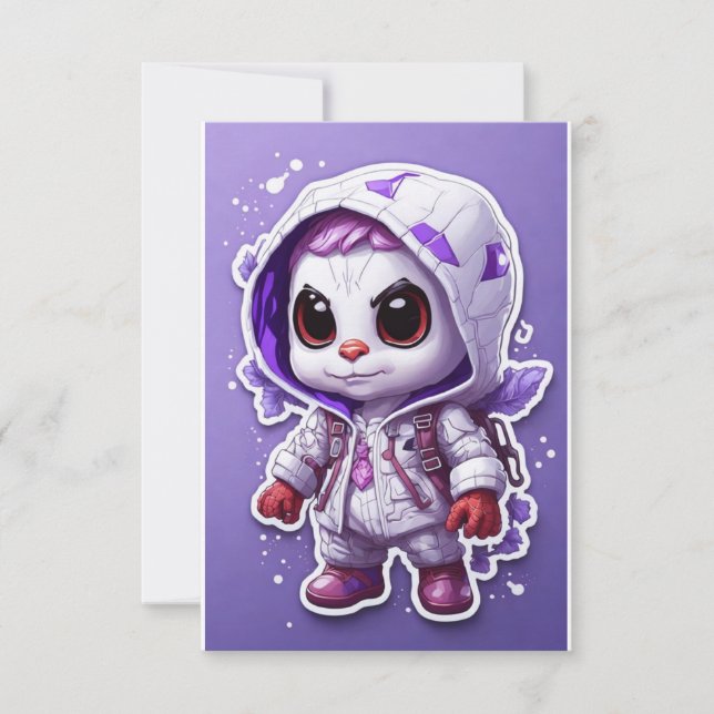 Homem-Aranha - Cartão Plano (Frente)