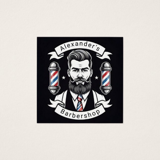 Homem Barbudo Moderno (Frente)