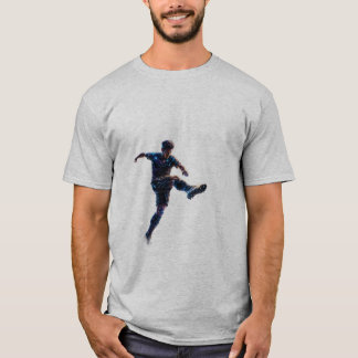 homem camiseta cinza jogador design