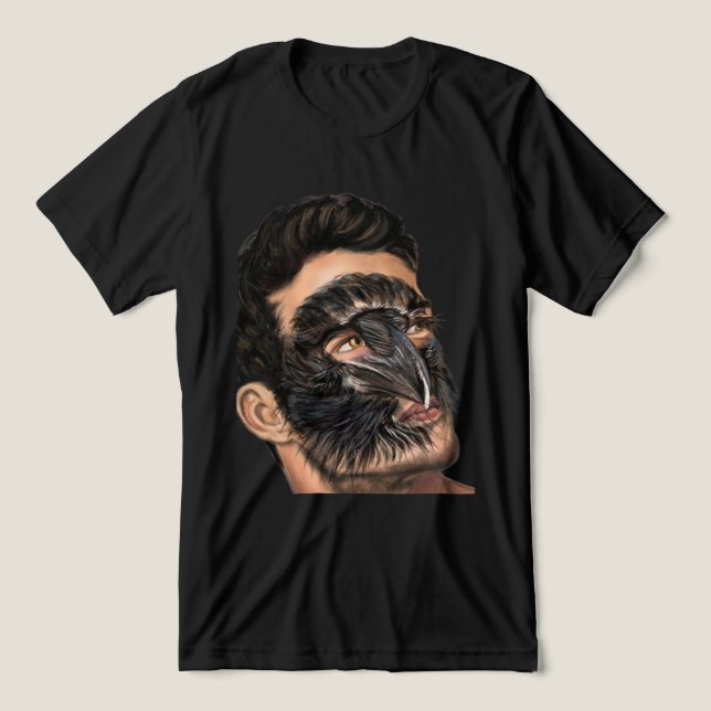 Homem Corvo (Design frontal)