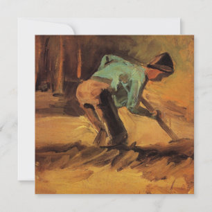 Homem Curvado com Cajuada, Enxada por Vincent van 