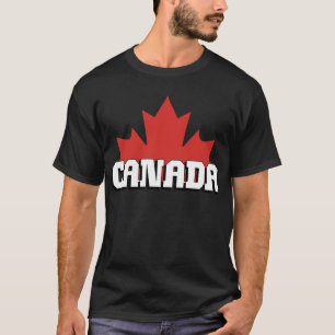 Homem da camisa de Canadá T