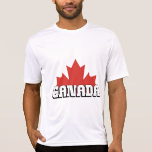 Homem da camisa de Canadá T