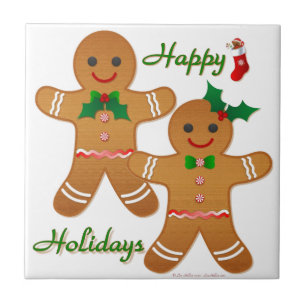 Homem de Biscoito de Natal Feliz Menino Menina
