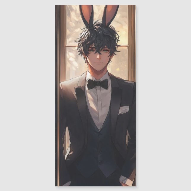Homem de Coelho de Anime Elegante (Frente)