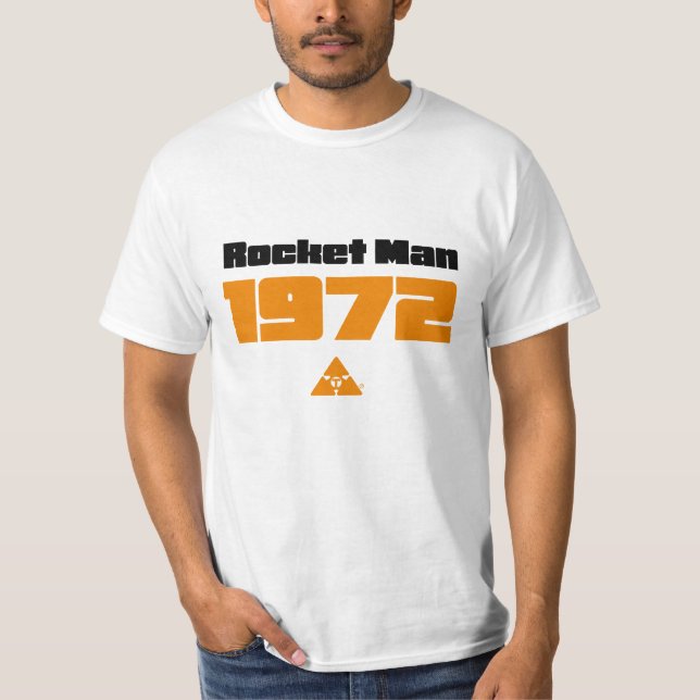 Homem de Rocket camisa de 1972 T (Frente)
